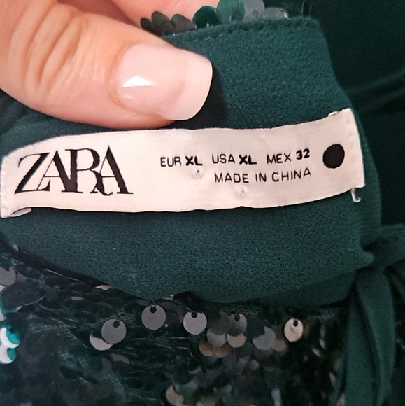❗️SOLD❗️Zara Sequin Dress | Size XL - Picture 9 of 11